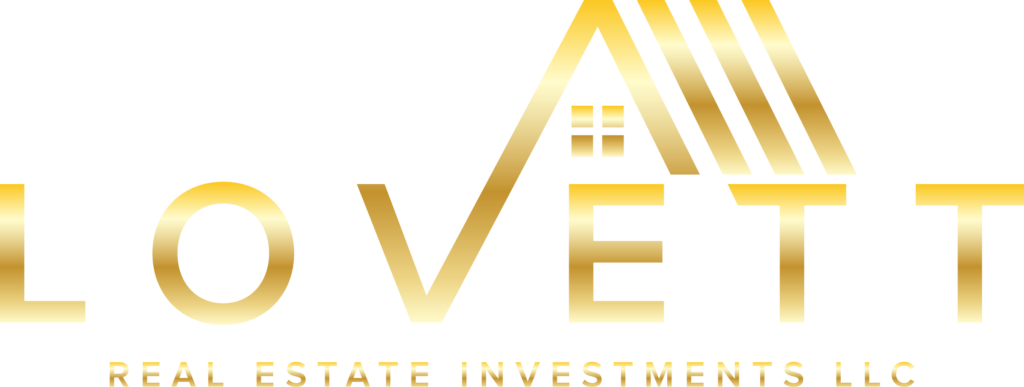 Lovett Real Estate Gold Logo